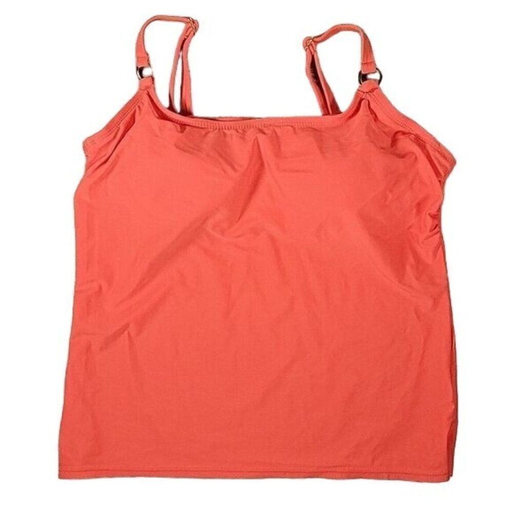 NWOT Island Escape Underwire Tankini Swimsuit Top Sz S/D-cup